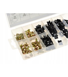 AKCESORIA PODKŁADKI DO KAROSERII ZESTAW 170 ELEMENTÓW PLASTIKOWE PUDEŁKO