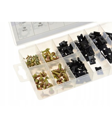 AKCESORIA PODKŁADKI DO KAROSERII ZESTAW 170 ELEMENTÓW PLASTIKOWE PUDEŁKO