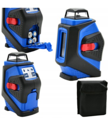 LASER KRZYŻOWY PŁASZCZYZNOWY 360° LINIA POZIOMA PIONOWA UKOŚNA STATYW