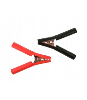 KROKODYLKI 600A DO KABLI ROZRUCHOWYCH ZACISKI 2 SZTUKI DODATNI UJEMNY