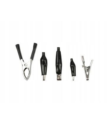 KROKODYLKI ZESTAW KROKODYLKÓW 28 ELEMENTÓW WYGODNE PRAKTYCZNE PUDEŁKO