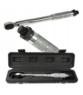 KLUCZ DYNAMOMETRYCZNY 1/4" 5-25 NM 270 MM GRZECHOTKA STAL CHROMOWO-WANADOWA