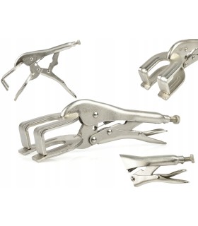 SZCZYPCE ZACISKOWE SPAWALNICZE 225MM REGULACJA TYP U 9" REGULOWANA SZCZĘKA