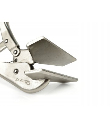 SZCZYPCE ZACISKOWE SPAWALNICZE 250MM PŁASKIE REGULOWANA SZCZĘKA 10" CRV