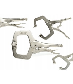 SZCZYPCE ZACISKOWE SPAWALNICZE 280MM TYP C REGULOWANA SZCZĘKA 11,2"