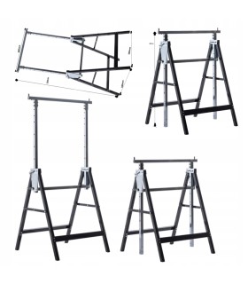 KOBYŁKA STOJAK KOBYŁKI STOJAKI PODPORA KOZIOŁEK WARSZTATOWY 2x KOMPLET