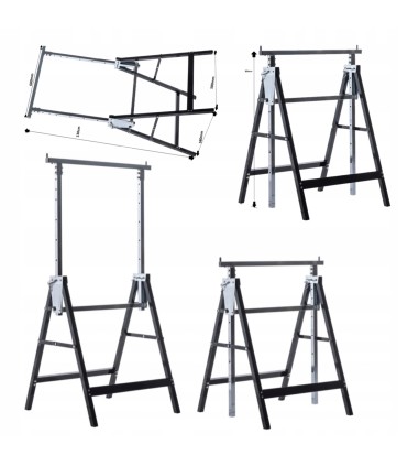 KOBYŁKA STOJAK KOBYŁKI STOJAKI PODPORA KOZIOŁEK WARSZTATOWY 2x KOMPLET