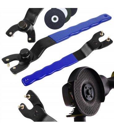 Klucz Regulowany do Szlifierki Kątowej 115-230mm do Nakrętek Mocujących