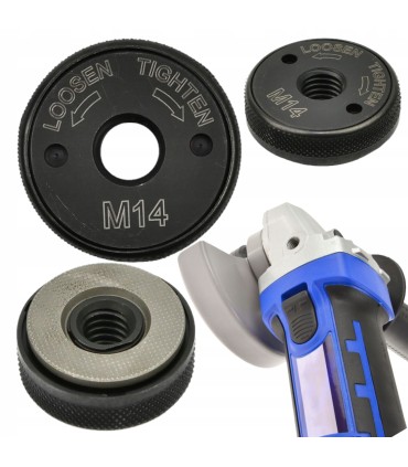 NAKRĘTKA SZYBKOZACISKOWA DO SZLIFIERKI KĄTOWEJ M14 DO MONTAŻU DEMONTAŻU