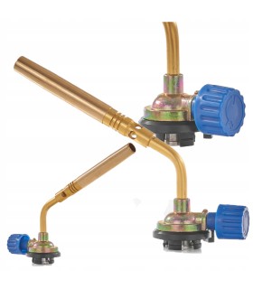 PALNIK GAZOWY LUTOWNICZY NA KARTUSZE BOCZNE POKRĘTŁO MOSIĘŻNA DYSZA