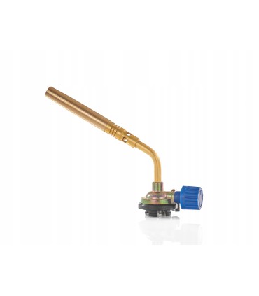 PALNIK GAZOWY LUTOWNICZY NA KARTUSZE BOCZNE POKRĘTŁO MOSIĘŻNA DYSZA