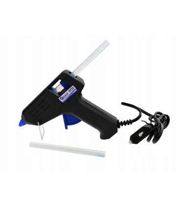 KLEJ NA GORĄCO PISTOLET 7MM DO KLEJENIA 15W + 2 WKŁADY DO TWORZYW SZKŁA