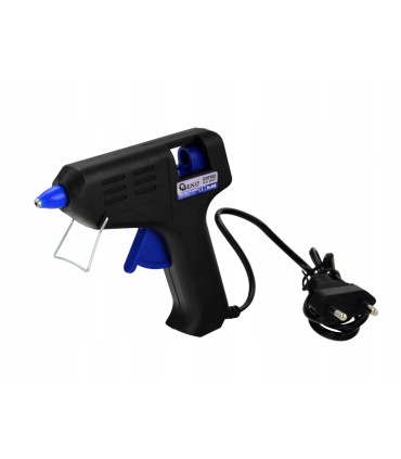 KLEJ NA GORĄCO PISTOLET 7MM DO KLEJENIA 15W + 2 WKŁADY DO TWORZYW SZKŁA