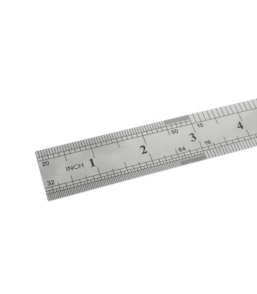 PRZYMIAR LINIOWY ZE STALI NIERDZEWNEJ LINIJKA 300MM MIARA 0,5MM