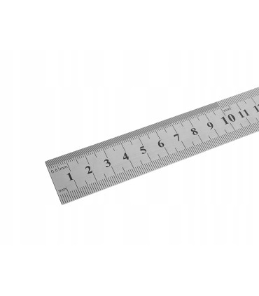 PRZYMIAR LINIOWY ZE STALI NIERDZEWNEJ LINIJKA 300MM MIARA 0,5MM