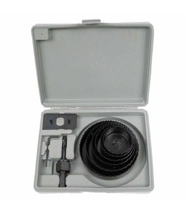 OTWORNICE DO DREWNA PŁYT GK OTWORNICA FREZ ZESTAW 64-127 MM 8 ELEMENTÓW