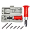 WKRĘTAK UDAROWY 1/2" ZESTAW 6 BITÓW BITY OSŁONA Z GUMY METALOWY RDZEŃ