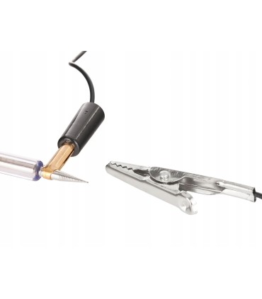 PRÓBNIK TESTER NAPIĘCIA SAMOCHODOWY 6-24V Z PRZEWODEM 90CM LED KROKODYLEK