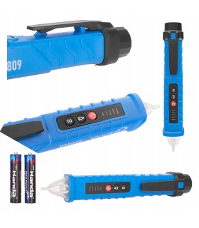 PRÓBNIK TESTER NAPIĘCIA BEZDOTYKOWY 12-1000V MIERNIK SONDA NCV LATARKA