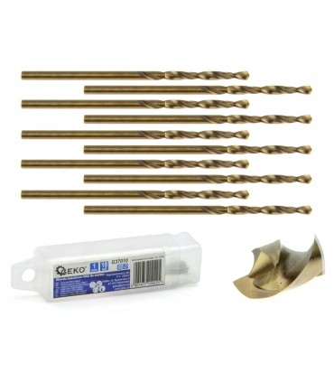 WIERTŁO KOBALTOWE DO METALU HSS ŚREDNICA 1mm STAL SZYBKOTNĄCA HSS M35