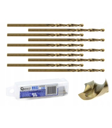 WIERTŁO KOBALTOWE DO METALU HSS ŚREDNICA 2mm STAL SZYBKOTNĄCA HSS M35