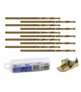 Wiertło Kobaltowe do Metalu HSS Średnica 3mm Stal Szybkotnąca HSS M35