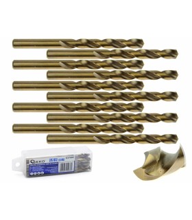 WIERTŁO KOBALTOWE DO METALU HSS ŚREDNICA 8mm STAL SZYBKOTNĄCA HSS M35