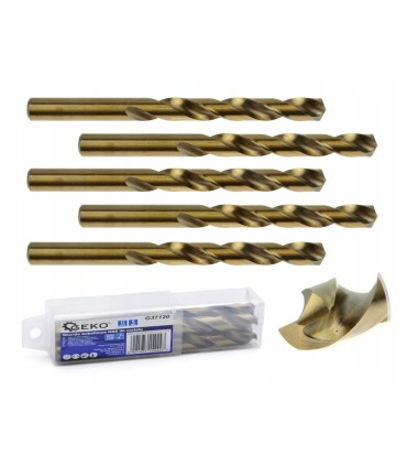 WIERTŁO KOBALTOWE DO METALU HSS ŚREDNICA 12mm STAL SZYBKOTNĄCA HSS M35