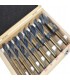 ZESTAW WIERTEŁ NWKA DO METALU I DREWNA HSS 8 SZTUK STAL SZYBKOTNĄCA HSS