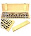 WIERTŁO WIERTŁA DO DREWNA ZESTAW 6-18 460MM 6 SZTUK DREWNIANA WALIZKA
