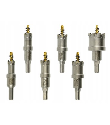 OTWORNICE WIDIOWE DO METALU WIERTŁO TYTANOWE 16-35