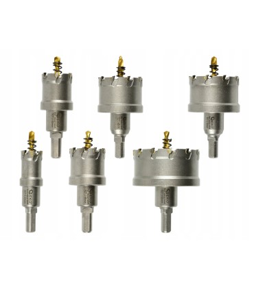 OTWORNICE WIDIOWE TCT DO METALU WIERTŁO TYTANOWE 22-65 WĘGLIKI SPIEKANE