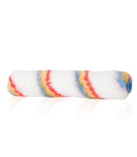 WAŁEK MALARSKI POLIAKRYL 15cm 18mm FI-6mm GŁADKIE POWIERZCHNIE MULTICOLOR