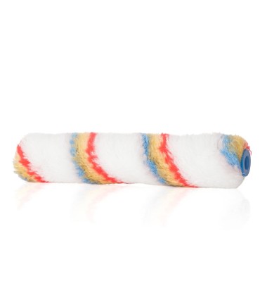 WAŁEK MALARSKI POLIAKRYL 15cm 18mm FI-6mm GŁADKIE POWIERZCHNIE MULTICOLOR