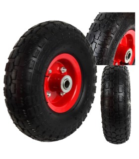 KOŁO DO TACZKI WÓZKA 3.50-4/2 SZEROKOŚĆ OPONY 81MM METALOWA FELGA