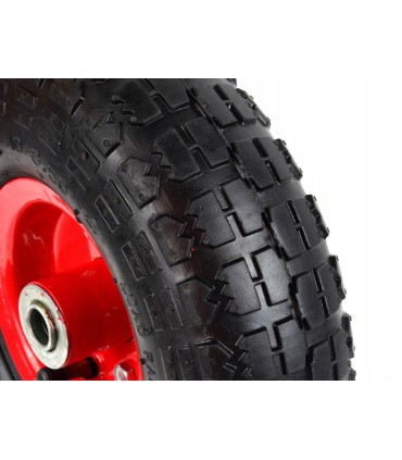 KOŁO DO TACZKI WÓZKA 3.50-4/2 SZEROKOŚĆ OPONY 81MM METALOWA FELGA