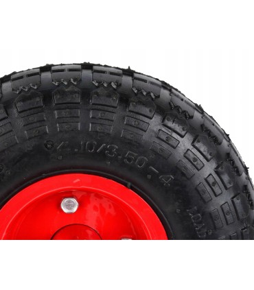 KOŁO DO TACZKI WÓZKA 3.50-4/2 SZEROKOŚĆ OPONY 81MM METALOWA FELGA