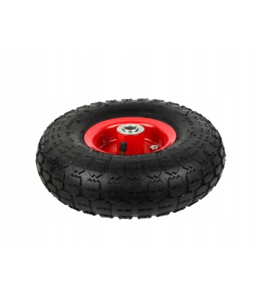 KOŁO DO TACZKI WÓZKA 3.50-4/2 SZEROKOŚĆ OPONY 81MM METALOWA FELGA