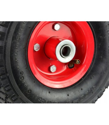 KOŁO DO TACZKI WÓZKA 3.00-4/2 SZEROKOŚĆ OPONY 75MM METALOWE DO 136KG FELGA