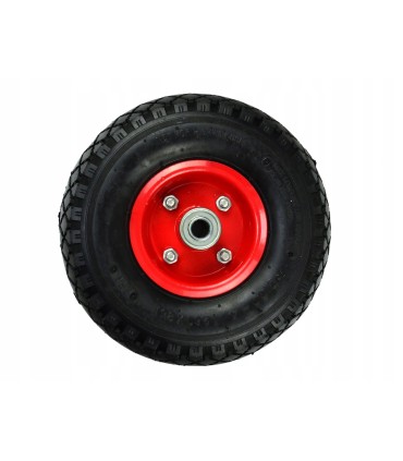 KOŁO DO TACZKI WÓZKA 3.00-4/2 SZEROKOŚĆ OPONY 75MM METALOWE DO 136KG FELGA