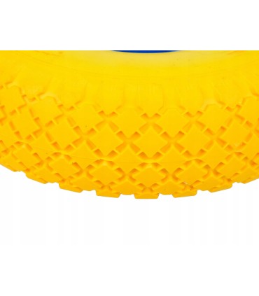 KOŁO DO TACZKI WÓZKA 3.00-4 PEŁNE BEZDĘTKOWE POLIURETANOWE METALOWA FELGA