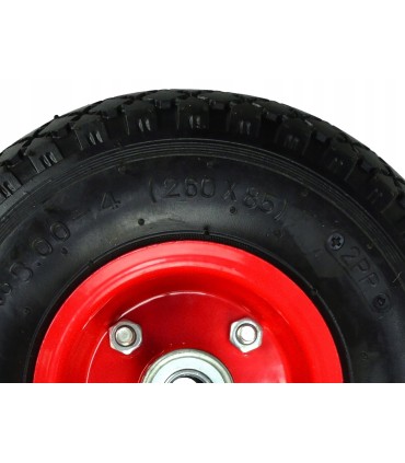KOŁO DO WÓZKA 3.50-8/2 85MM DO TACZKI POMPOWANE METALOWA FELGA + OŚKA