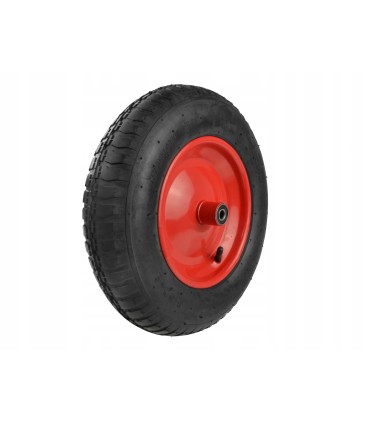KOŁO DO WÓZKA 3.50-8/2 85MM DO TACZKI POMPOWANE METALOWA FELGA + OŚKA