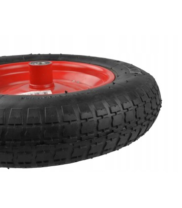 KOŁO DO WÓZKA 3.25-8/2 80MM DO TACZKI POMPOWANE METALOWA FELGA + OŚKA