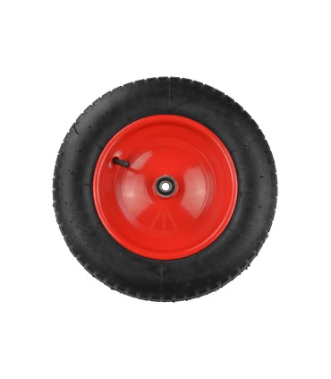 KOŁO DO WÓZKA 3.25-8/2 80MM DO TACZKI POMPOWANE METALOWA FELGA + OŚKA