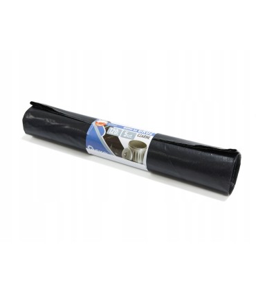 WORKI NA ŚMIECI GRUZ ODPADY BUDOWLANE CZARNE 120L ROLKA 5SZT FOLIA LDPE