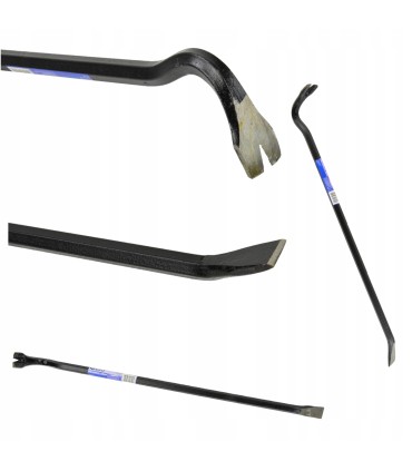 ŁOM ŁAPKA DO USUWANIA LISTEW GWOŹDZI BOAZERII STALOWY 600MM x 16MM