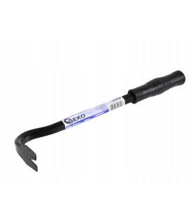 ŁOM BUDOWLANY ŁAPKA DO USUWANIA LISTEW BOAZERII GWOŹDZI 300MMX14MM STALOWY