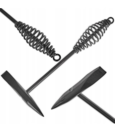 MŁOTEK SPAWALNICZY RĘKOJEŚĆ SPRĘŻYNOWA 300G DO CZYSZCZENIA SPOIN DWUSTRONNY