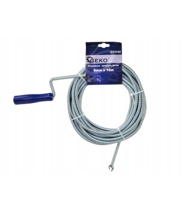 PRZETYKACZ SPRĘŻYNA DO RUR 9mmx10M SPIRALA KANALIZACYJNA OCYNKOWANA HACZYK